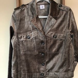 CABI sage velvet jacket